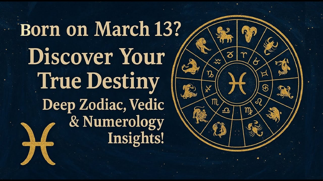 Born on March 13? Discover Your True Self – Deep Zodiac & Numerology Insights