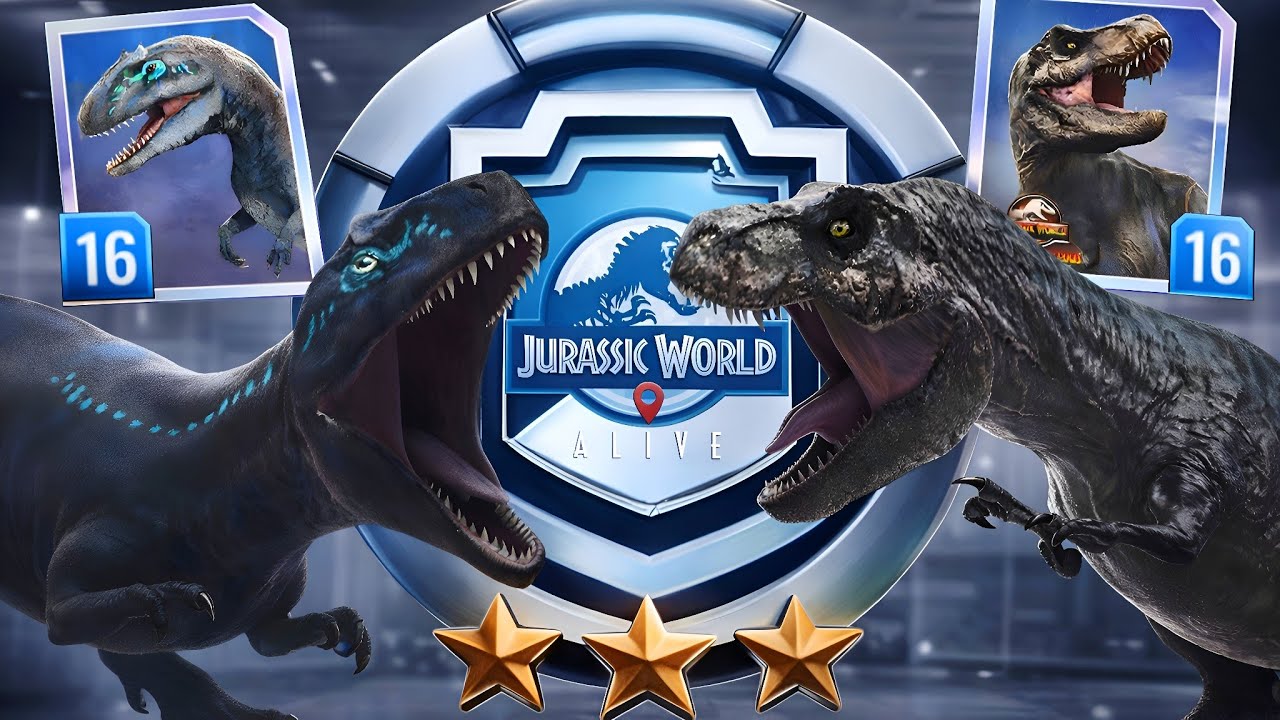 LITTLE EATIE and SAUROPHAGANAX Turns 16 + BRAWL DESTRUCTION ☠️☠️ || Jurassic World Alive || V3.18