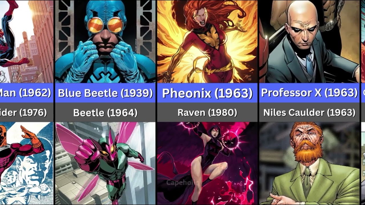 Marvel vs DC: Who Copied Who First? ( WITH DATES )