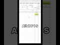 Excel Hack! #exceltrick2024 #exceltips #shorts #viralvideo