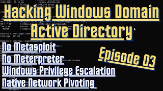 Hacking Windows Domain Active Directory Series - Episode 03
