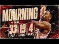 Alonzo Mourning 33 pts 19 rebs 4 blks vs Bulls 1996-97 season