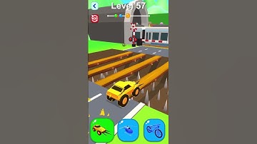 Shape-shifting Funny Race All Level Gameplay Walkthrough Master Level #57 BeamNG.drive #Shorts