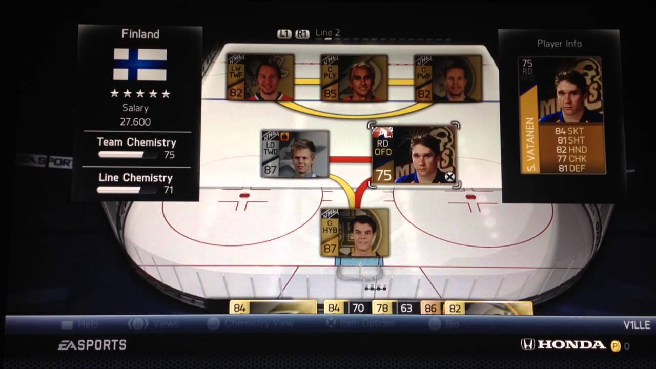 NHL 14 HUT: Sochi Team Builds Ep.1 "Finland"