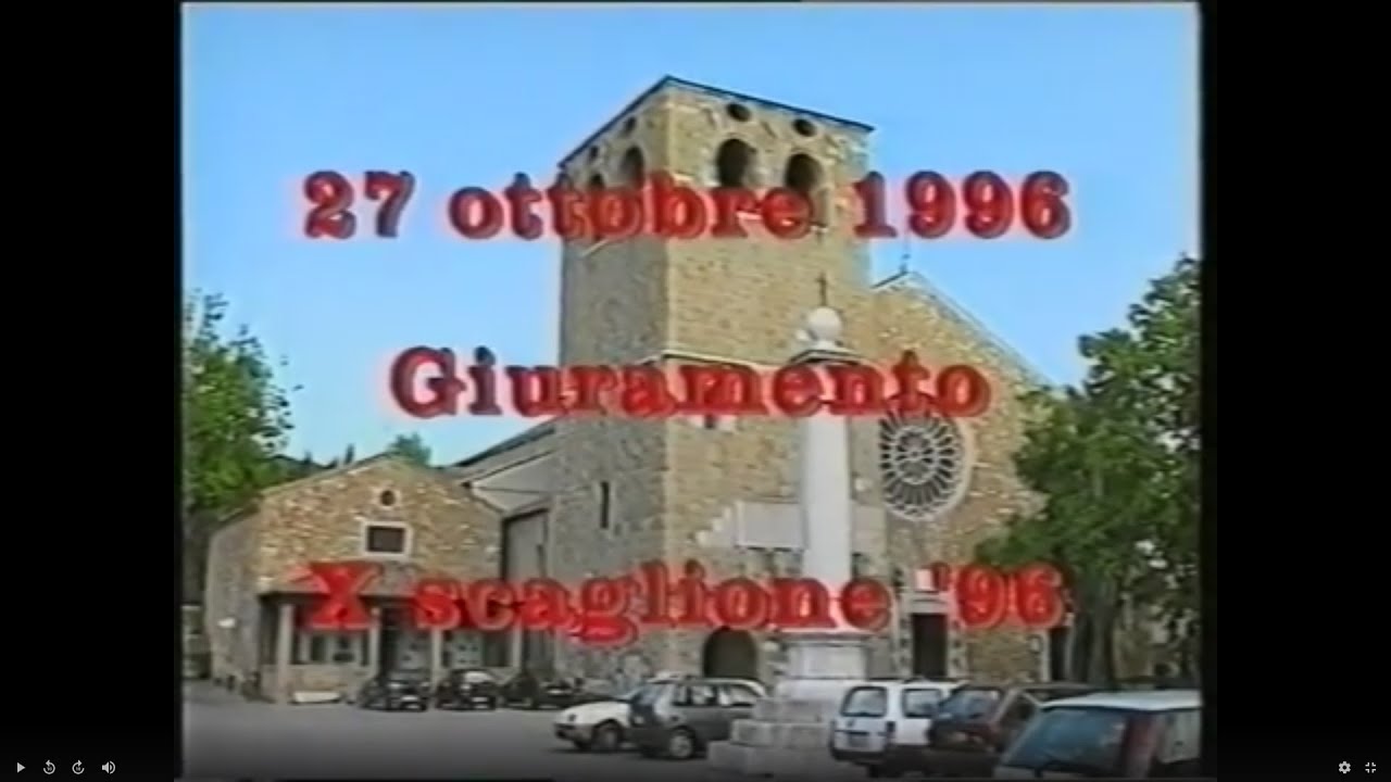 10 SKA 1996 - GIURAMENTO Solenne Piazza Unità d'Italia - 1° Reggimento Fanteria San Giusto - Trieste