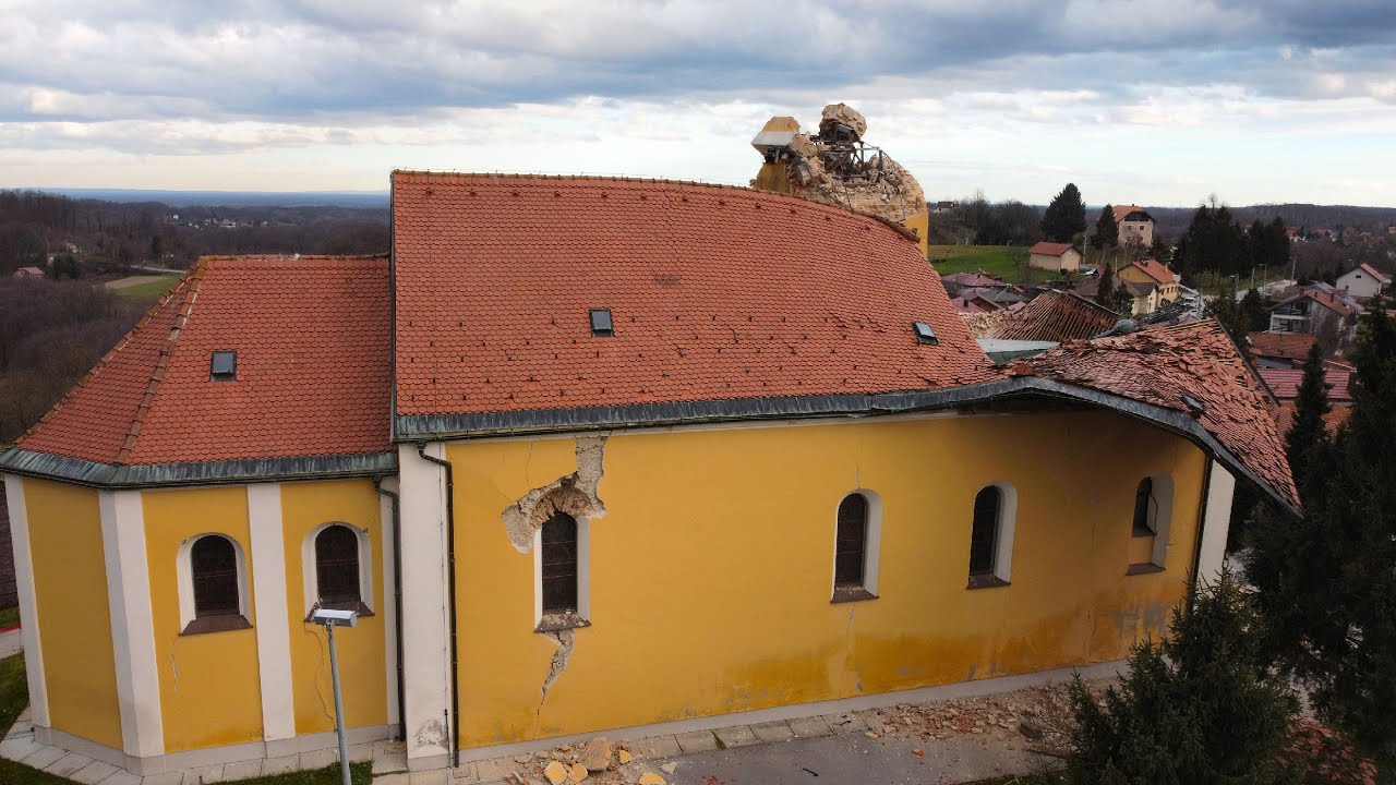 Crkva Kravarsko - Potres 2020.