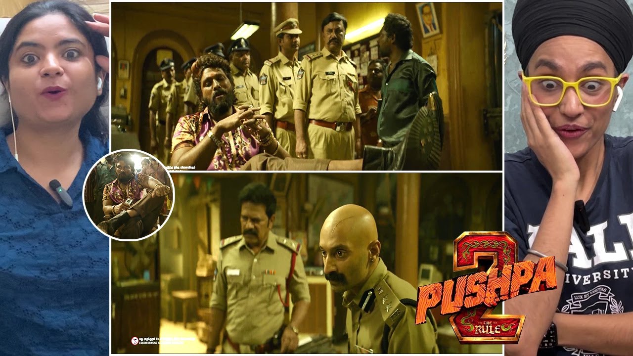 Pushpa 2 MASS POLICE STATION SCENE REACTION | He Bought Everyone!! | Allu Arjun | Sukumar