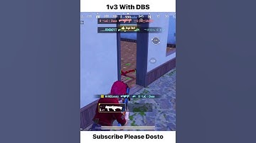 ✨ 1v3 Clutch With DBS 😱 #shorts #youtubeshorts #pubgmobile #bgmishorts #trending #dbs #jonathan