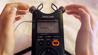 :   & asmr / Tascam Tapping & Scratching asmr (no talking)