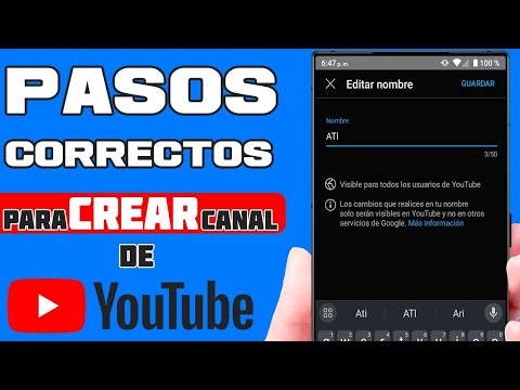 LOS PASOS PARA CREAR UN CANAL DE YOUTUBE EN CELULAR ️ - YouTube