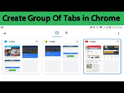 How to Create Groups of tabs in Chrome Android 2020 hqdefault