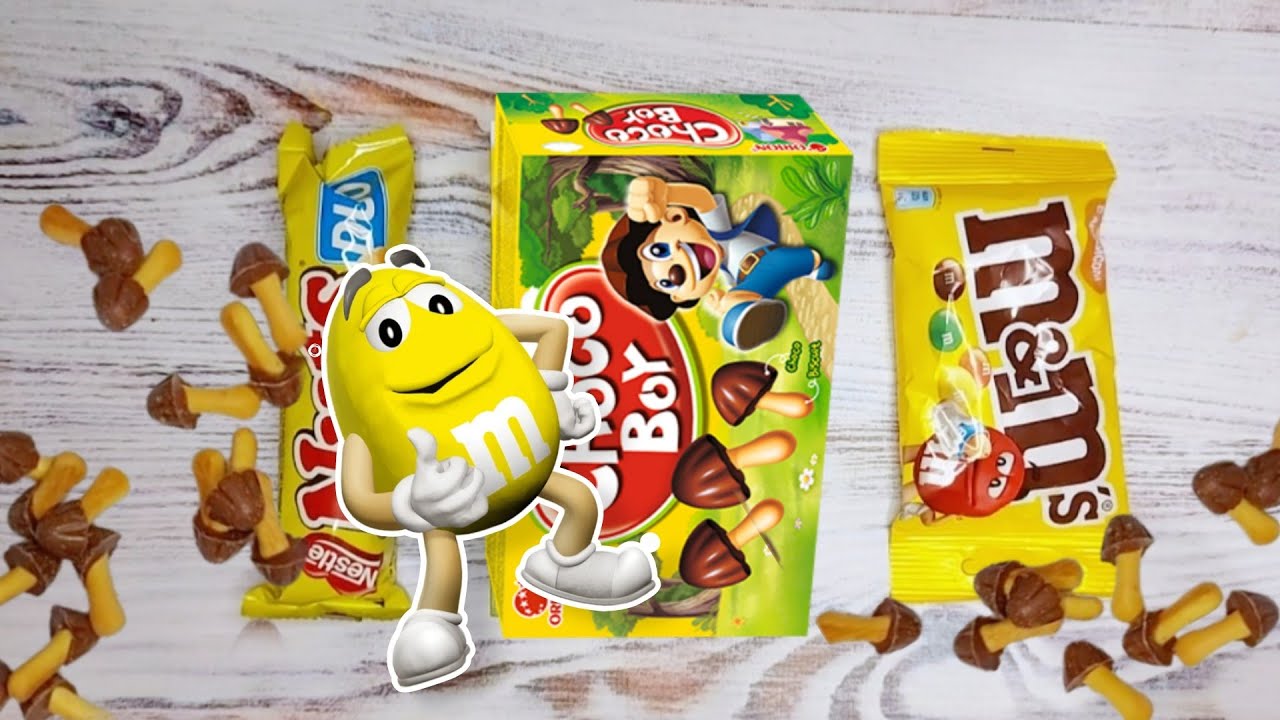 Lots of Sweet Yummy Candies. Satisfying Relaxing Unboxing Choco Boy