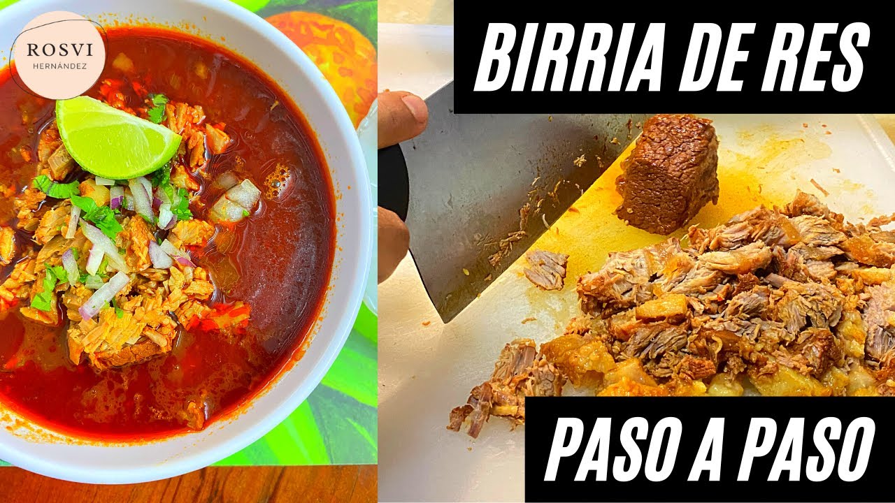 La MEJOR BIRRIA de Res con CONSOMÉ y SALSA bien SABROSA !! Te encantará ...