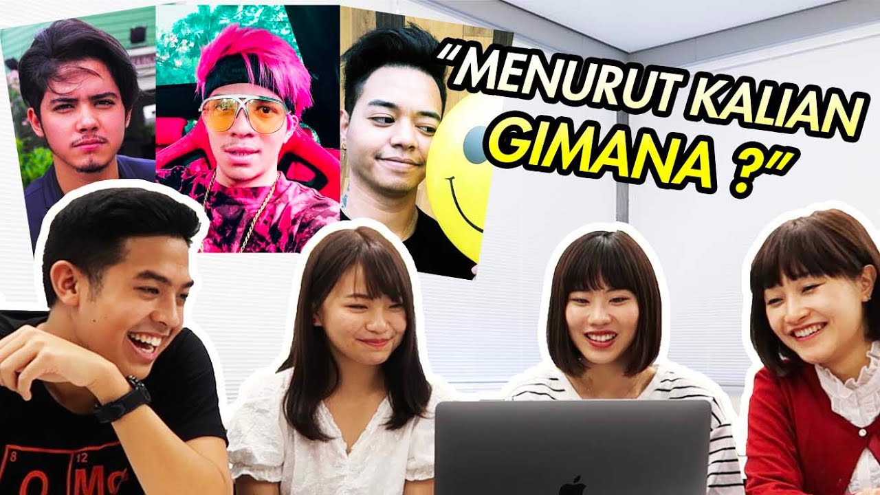 REAKSI CEWEK JEPANG LIAT YOUTUBER & AKTOR INDONESIA! (Atta halilintar, Aliando, dll)
