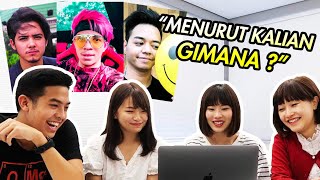 REAKSI CEWEK JEPANG LIAT YOUTUBER & AKTOR INDONESIA! (Atta halilintar, Aliando, dll)