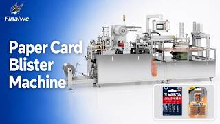 Automatic Paper Card Blister Machine  Finalwe