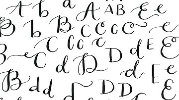 Modern Calligraphy Alphabet Lettering Play + Practice