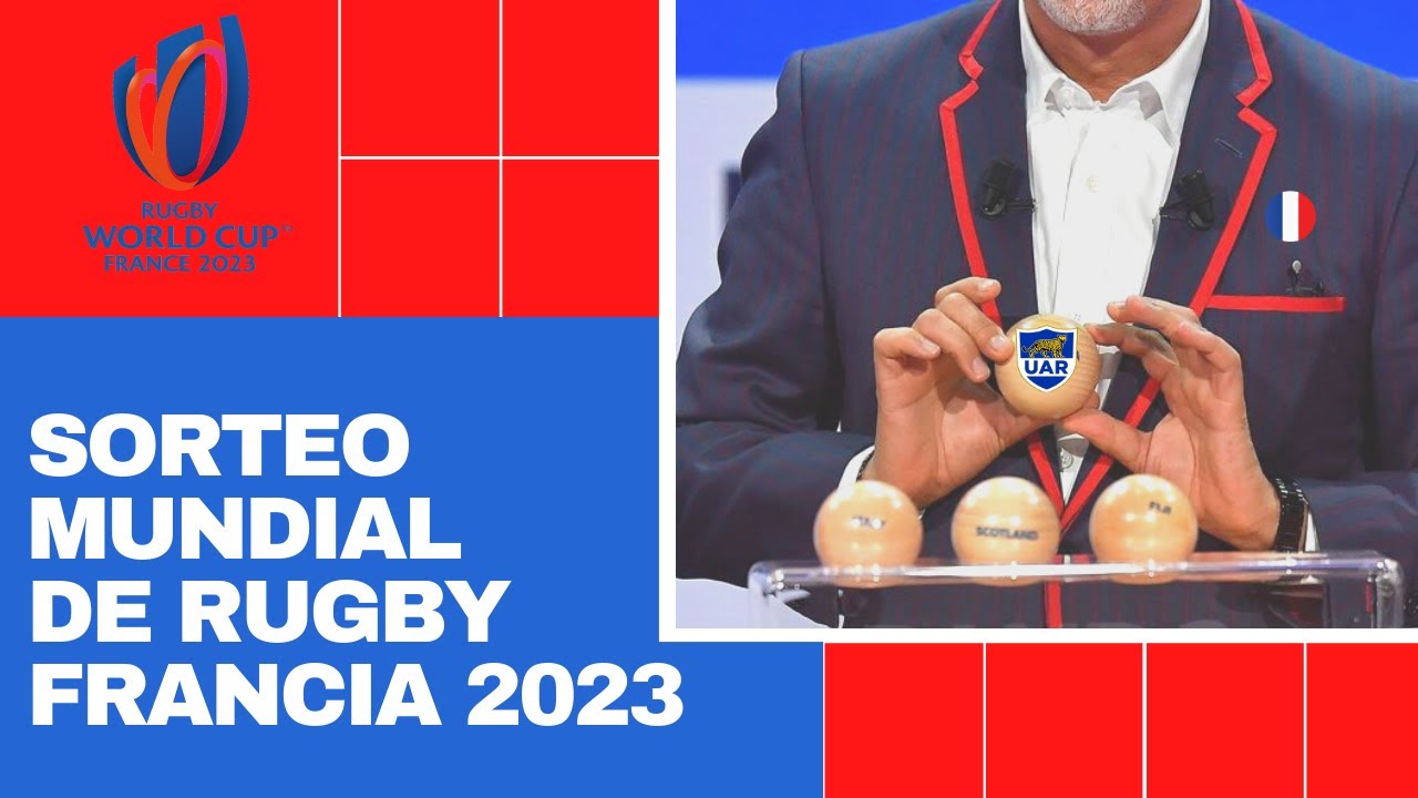 SORTEO MUNDIAL DE RUGBY FRANCIA 2023 // Reacción al grupo de LOS PUMAS con  el Nari #RWC2023 - YouTube