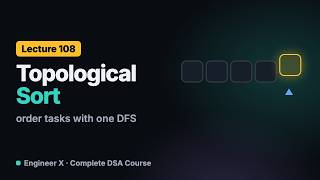 Topological Sort Using DFS: Course Schedule, Proof and Kahn's Algorithm | DSA Course L108