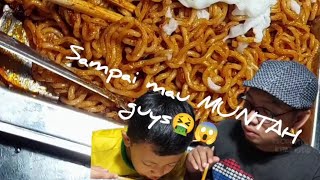 MUKBANG MIE ACEH PEDAS,sampai mau muntah guys🤮😱