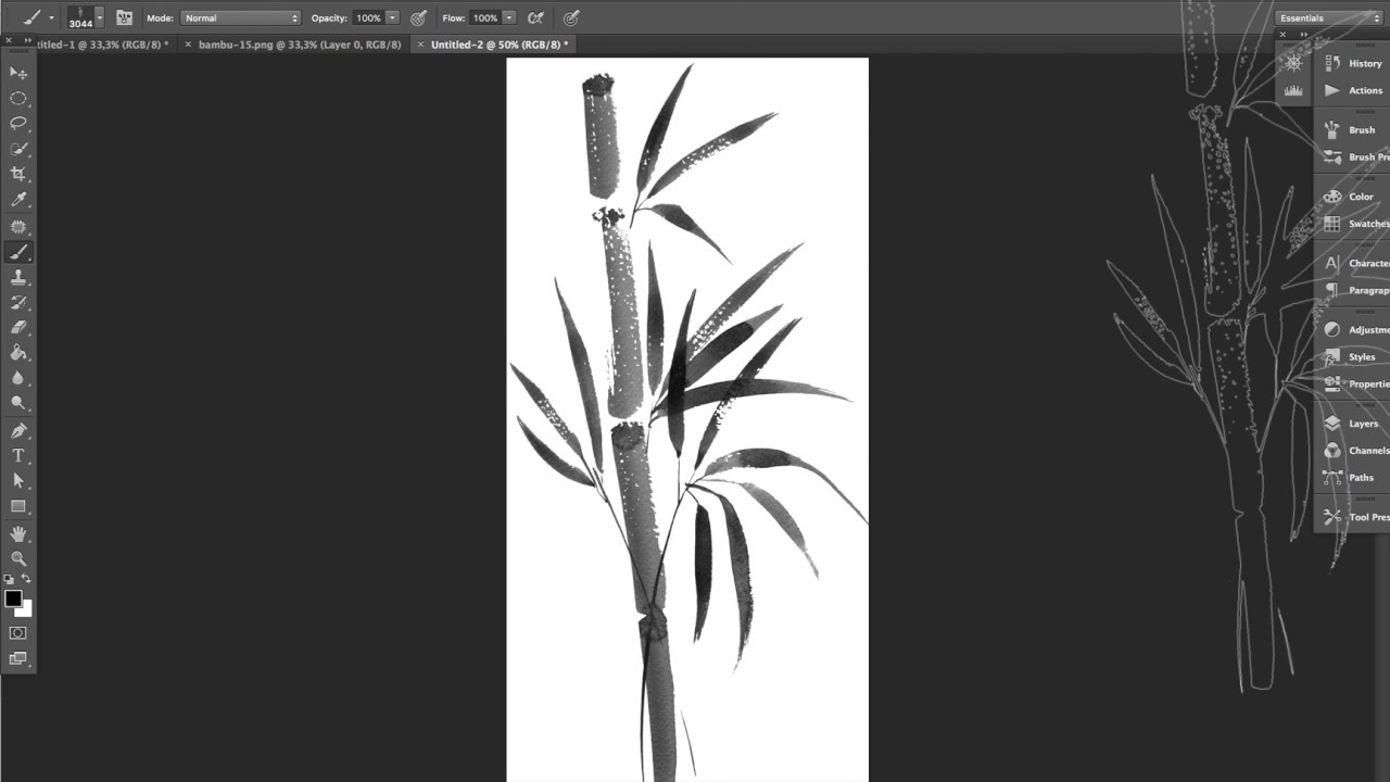chinese ink brush photoshop download