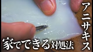 イカのアニサキスの見つけ方と除去する方法 Youtube