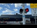 (AMAZING VIEW!!). Bnsf oil train arriving at Flagstaff, AZ.