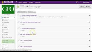 How to navigate a Schoology Course