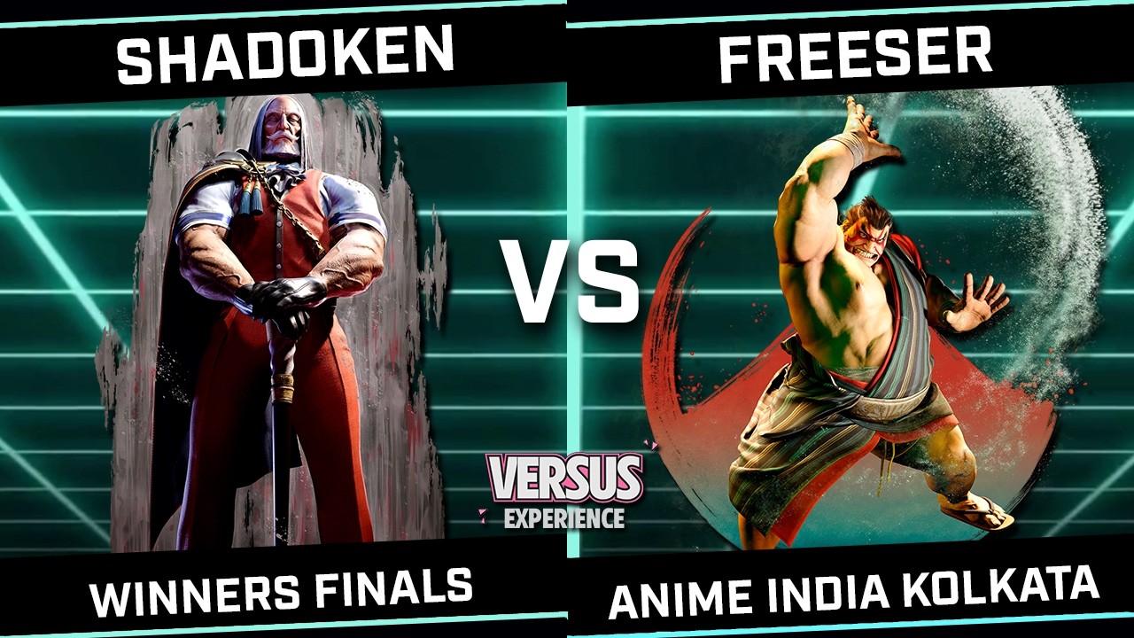 Shadoken (JP) vs FREESER (Honda) - Versus Experience ANIME INDIA KOLKATA - Winners Finals - SF6