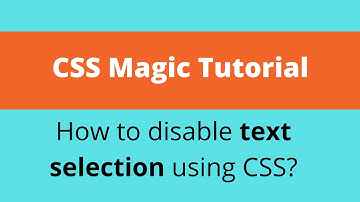 How to disable text selection on html web page using JQuery & CSS?