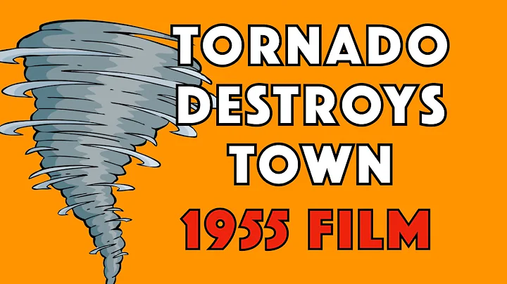Tornado Crushes Oklahoma Town 1955 Colorized Film