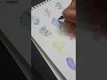 let's Doodle with me✨️ #doodle #flowerdoodle #watercolor #drawing #ascthetic #art #drawing #painting