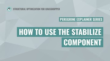 How to Use the Stabilize Component