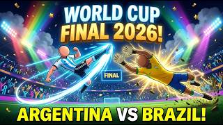 Stickman World Cup Final 2026 🔥 Argentina vs Brazil screenshot 5