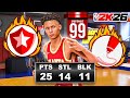 LIFE as a RANDOM REC LOCKDOWN DEFENDER is AMAZING in NBA 2K26