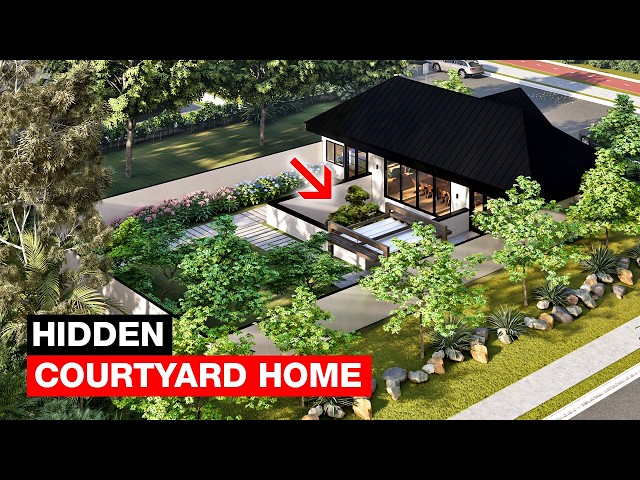 Hidden Courtyard Room This House Is Developed Around A Courtyard, A