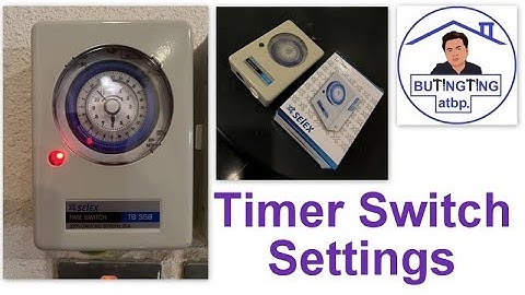 How to Set Timer Switch || Outdoor Light Switch Timer || Automatic Timer Switch Set-Up