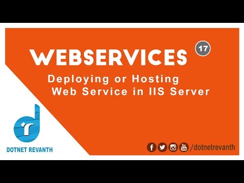 Deploying or Hosting Web Service in IIS server || Part-17