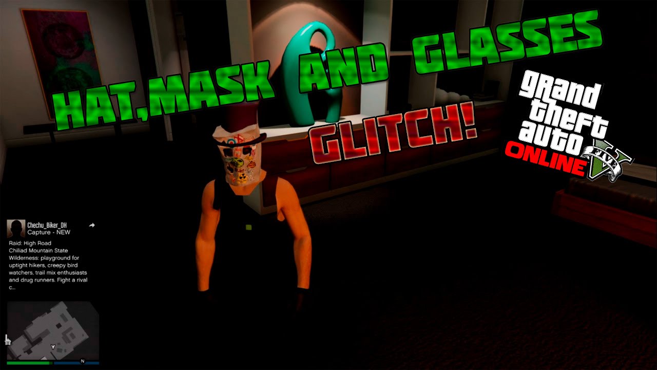 GTA 5Hat, Mask & Glasses Glitch! YouTube