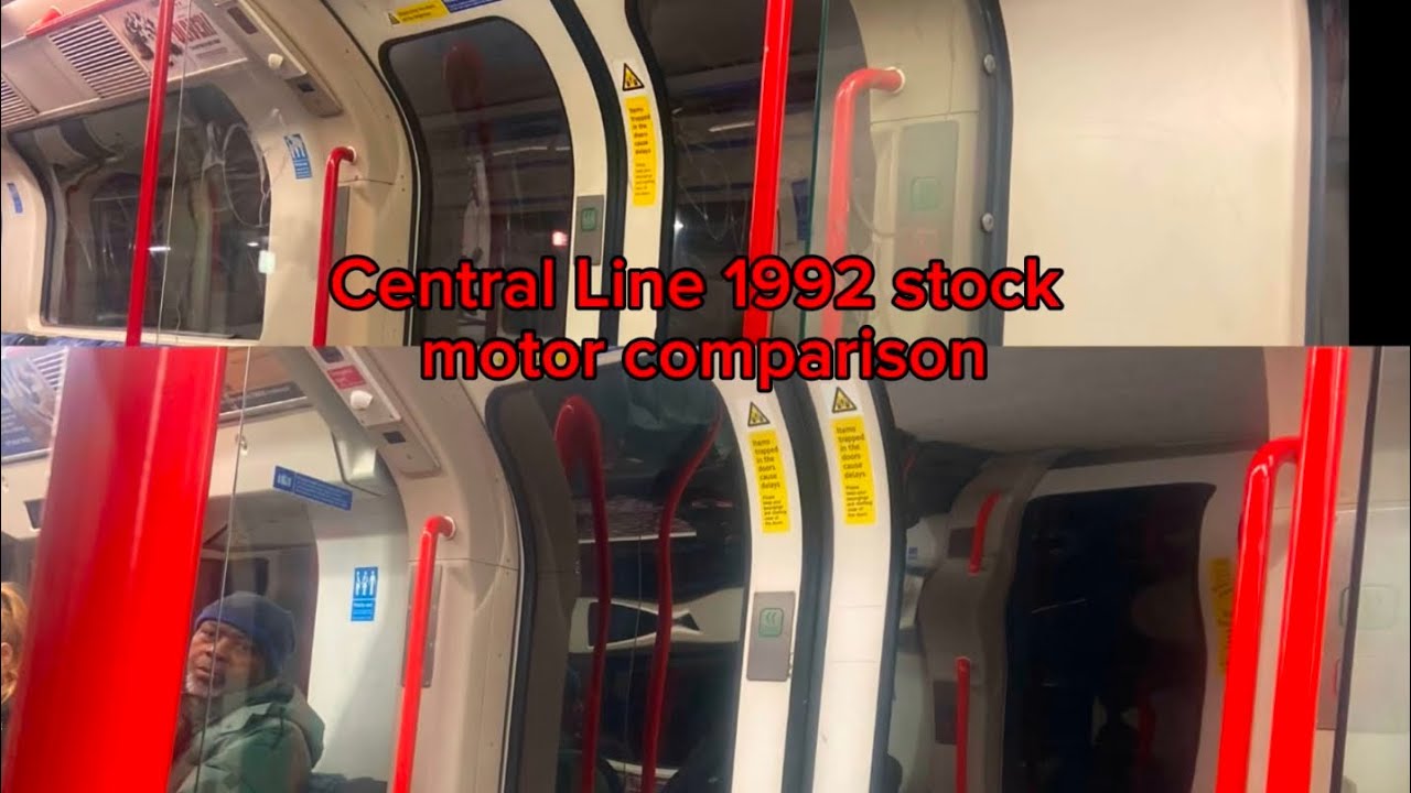 Central Line 1992 stock DC traction motors vs AC traction motors comparison
