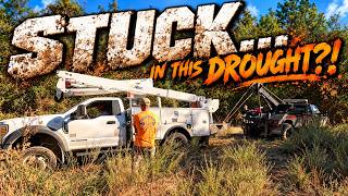 How Do You Get Stuck When It’s THIS Dry?!  Plus Squarebody Ford Chassis Build Pt. 2