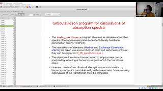 MaX School on QE: Hands on TDDFPT
