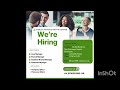 Job opening