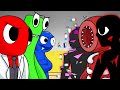 RAINBOW FRIENDs vs. DOORS?!  (Cartoon Animation)