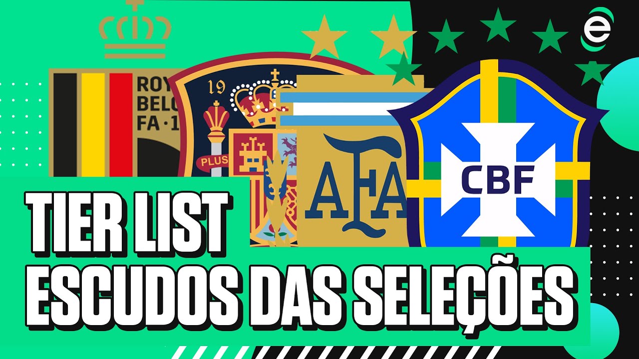 Escudos de Seleções Nacionais de Futebol