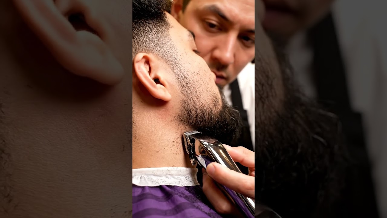 POV ASMR King David Barber NYC Satisfying Taper Crunch #shorts POV ASMR King David Barber NYC Satisfying Taper Crunch #shorts