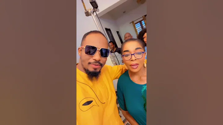 Adorable moment Rita Edochie met with Actor Junior Pope.