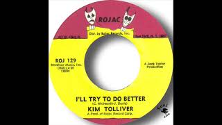 Kim Toliver   I'll Try To Do Better