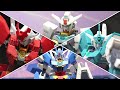HGBD:R 1/144 Earthly Gundam & Mars Four Unit & Vitorux Unit / アースリィガンダム display
