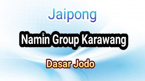 Jaipongan Dasar Jodo 2021 | Namin Group Karawang